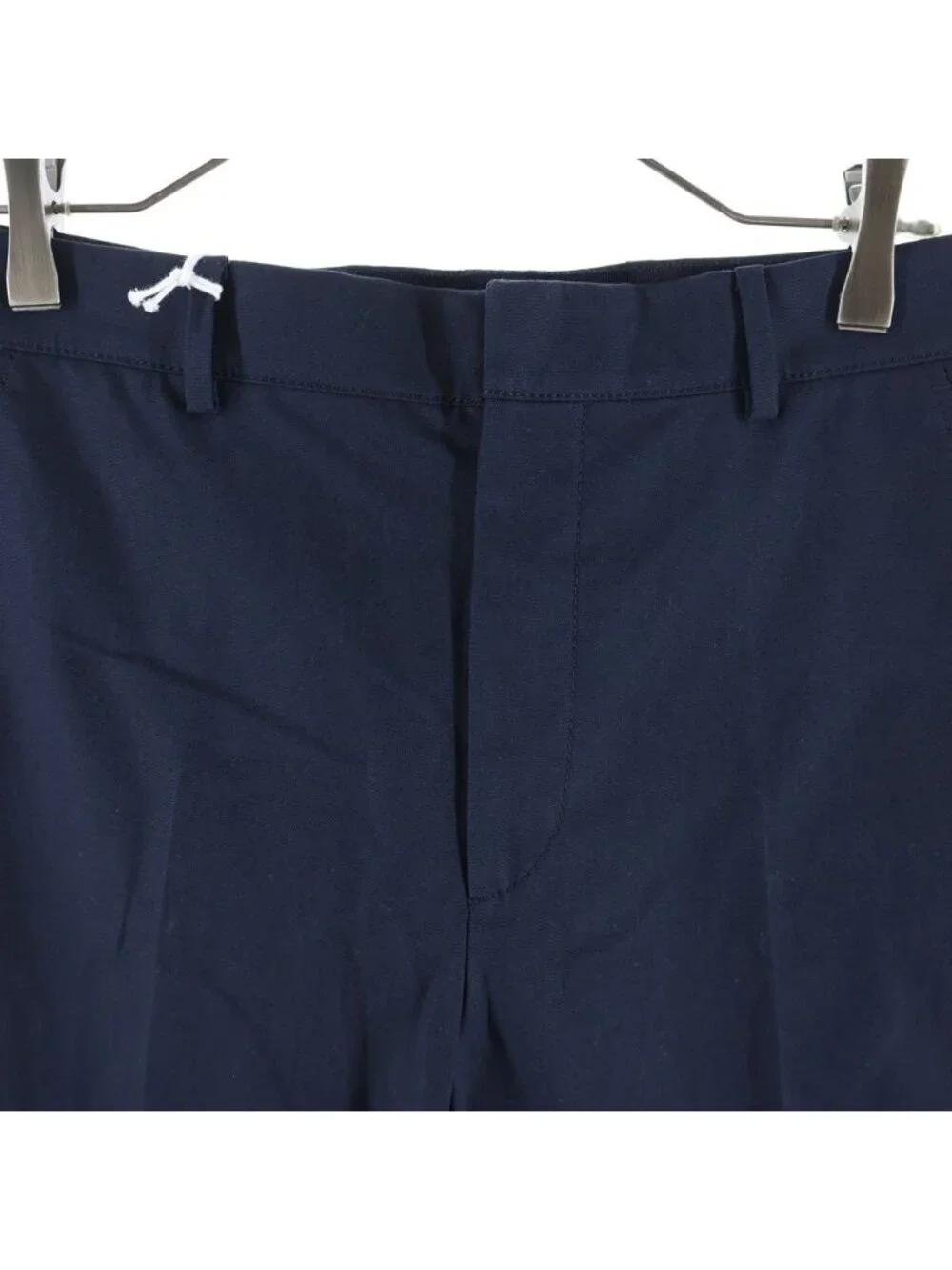 Gucci Logo Embroidery Straight Pants Navy